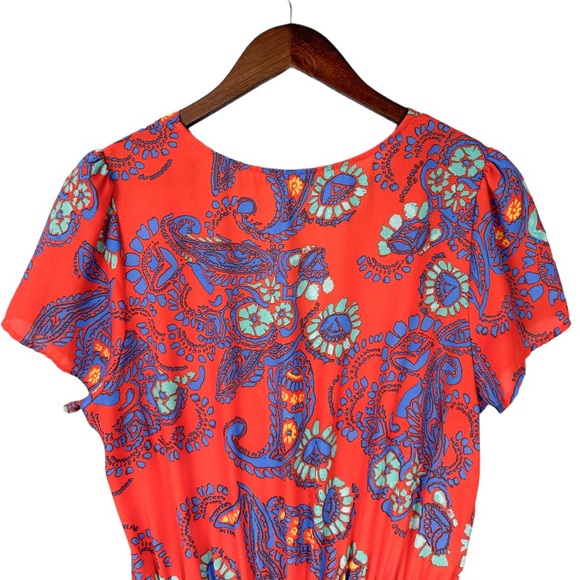 Everly Faux Wrap Dress Size Medium - Picture 5 of 7